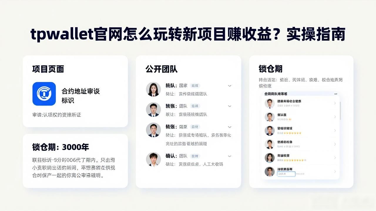tpwallet官网怎么玩转新项目赚收益？实操指南