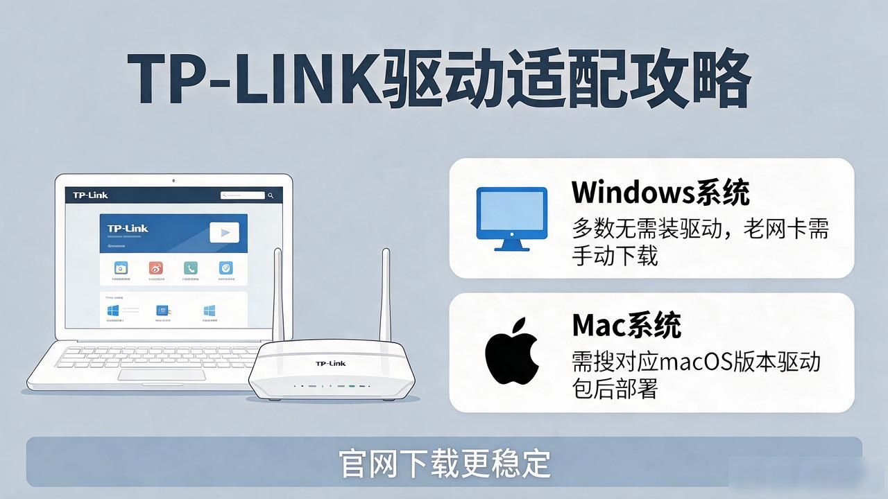 tp-link网卡管理软件获取_tp-link路由器官网驱动下载_tp官方正版下载常见软硬件适配