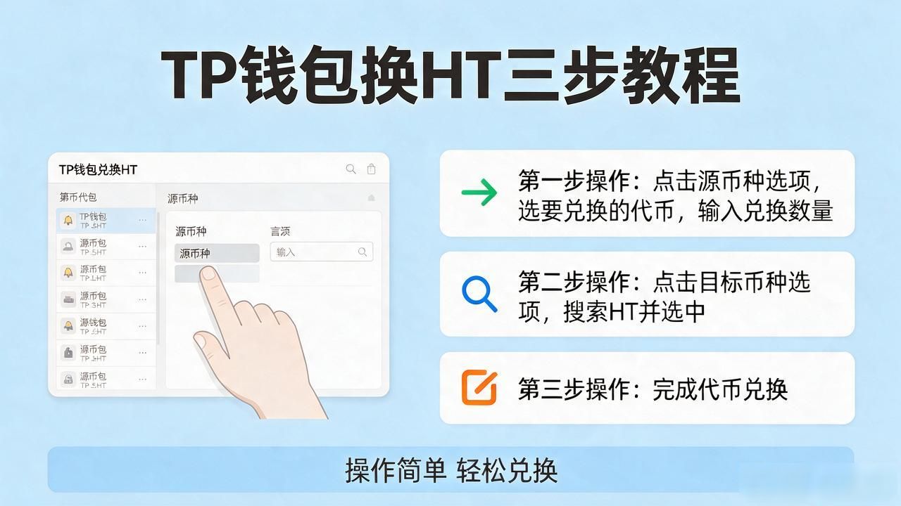 TP钱包换HT教程：三步完成代币兑换
