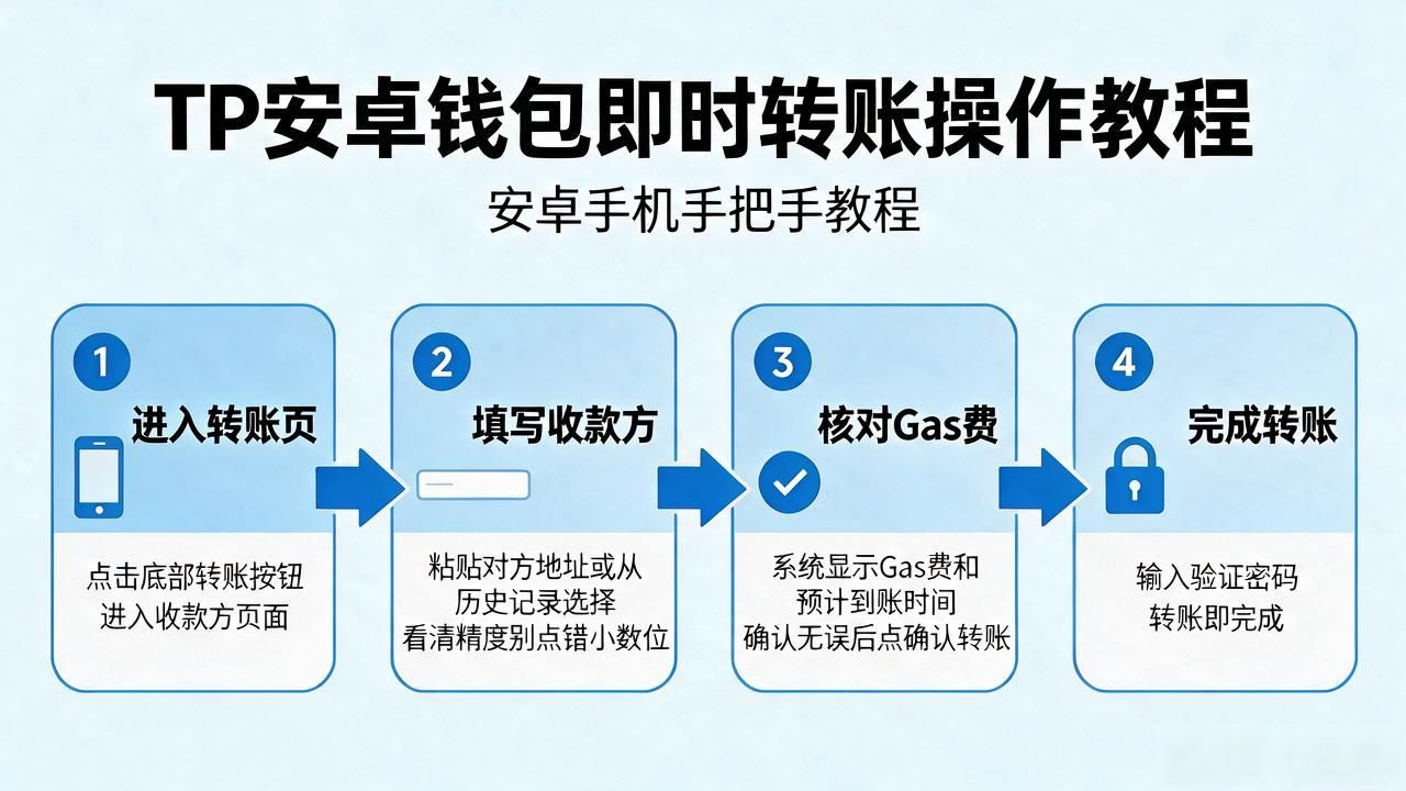 TP安卓2025钱包即时转账操作步骤_如何使用TP安卓2025钱包进行即时转账_TP钱包链上零等待到账技巧