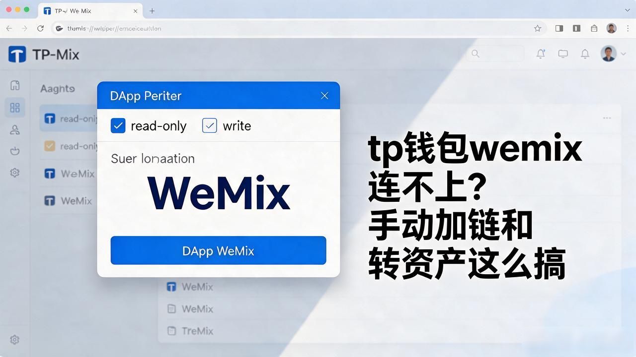 tp钱包wemix_TP钱包添加WeMix网络RPC参数_WeMix链转币Gas费注意事项