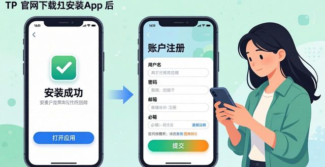 安装TP官网下载的App后 手把手教你快速完成账户注册