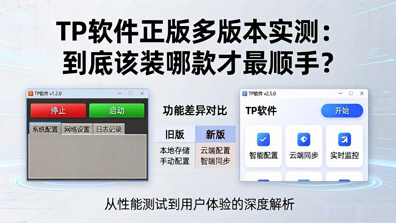 TP软件正版多版本实测：到底该装哪款才最顺手？