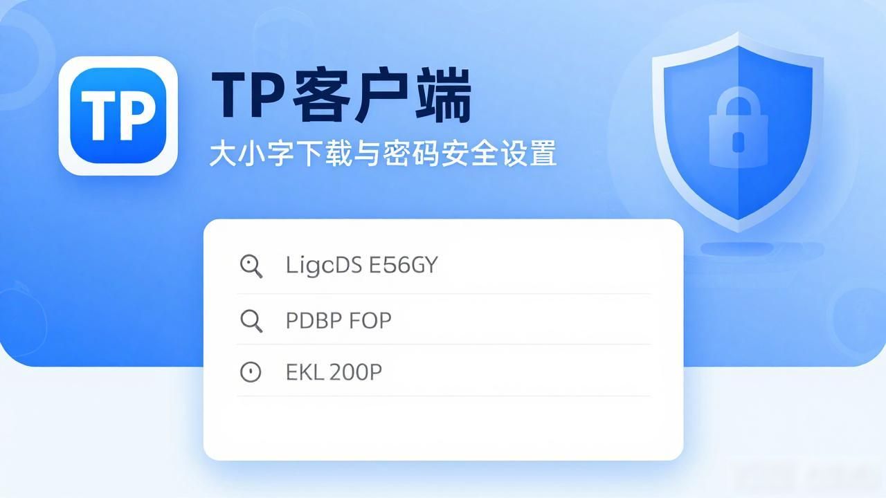 TP客户端正版下载与密码安全设置实用指南