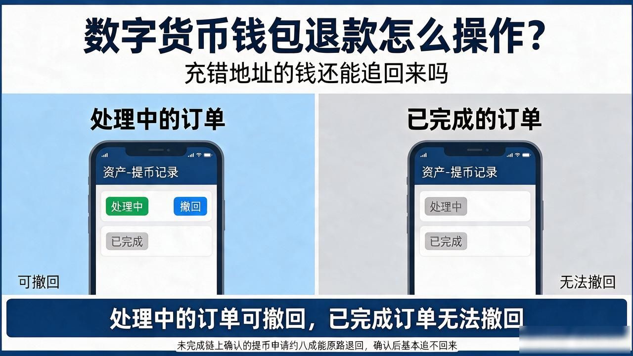 数字货币钱包退款_交易所客服退款问题_充币地址错误处理