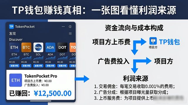 TP钱包赚钱真相：一张图看懂利润来源