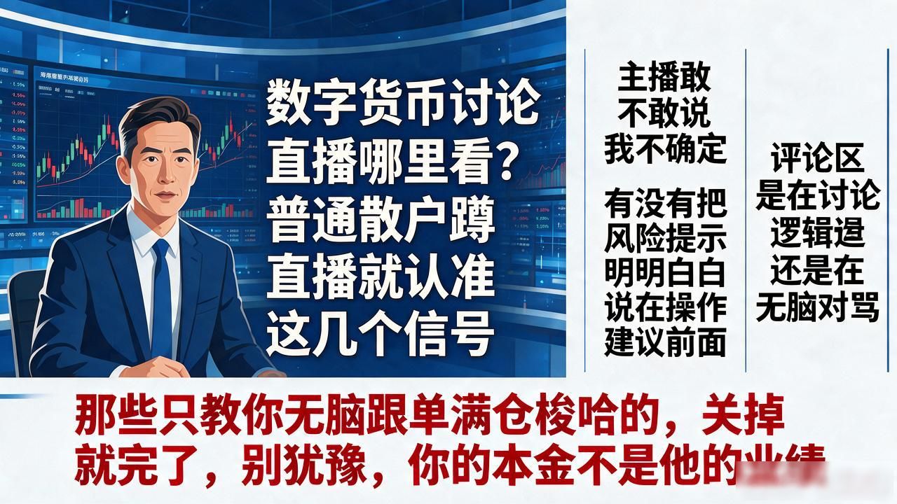 数字货币讨论直播_数字货币讨论直播哪个靠谱_分辨数字货币直播价值