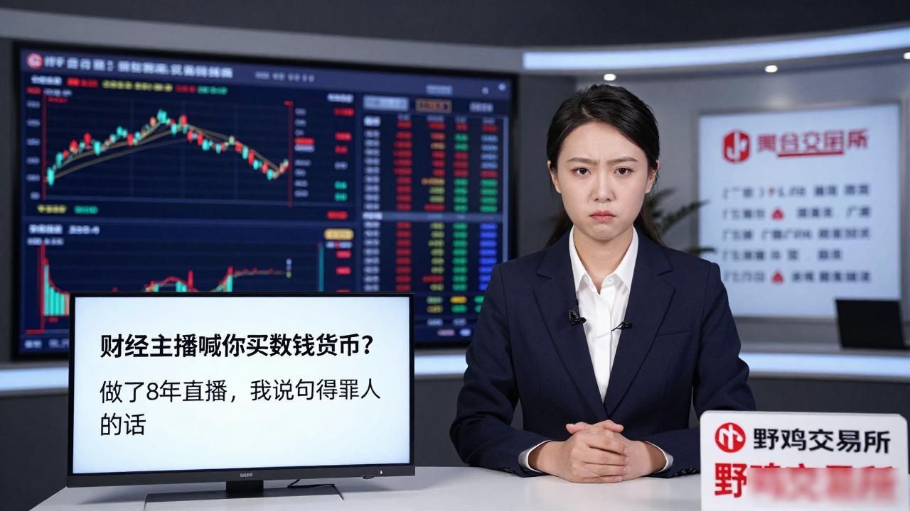 财经主播喊你买数字货币？做了8年直播，我说句得罪人的话