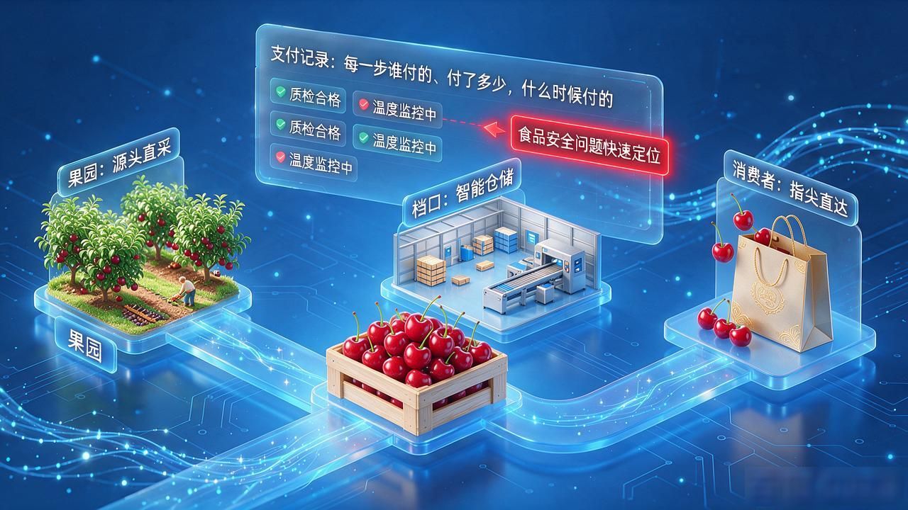 生鲜市场数字货币结算_溯源食品安全区块链技术_生鲜快消数字货币