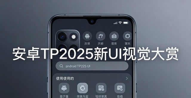 安卓TP2025新UI视觉大赏：这些改进太香了