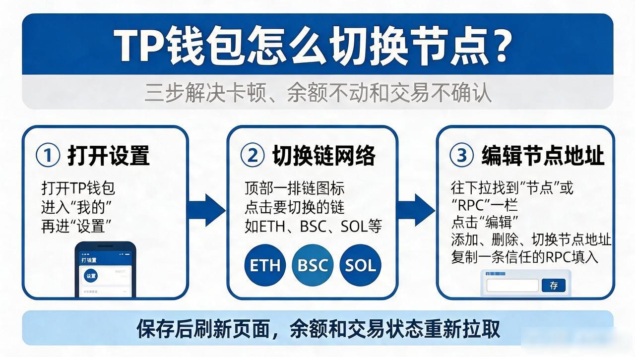 TP钱包节点卡死怎么办_tp钱包如何切换节点_TP钱包切换RPC节点教程