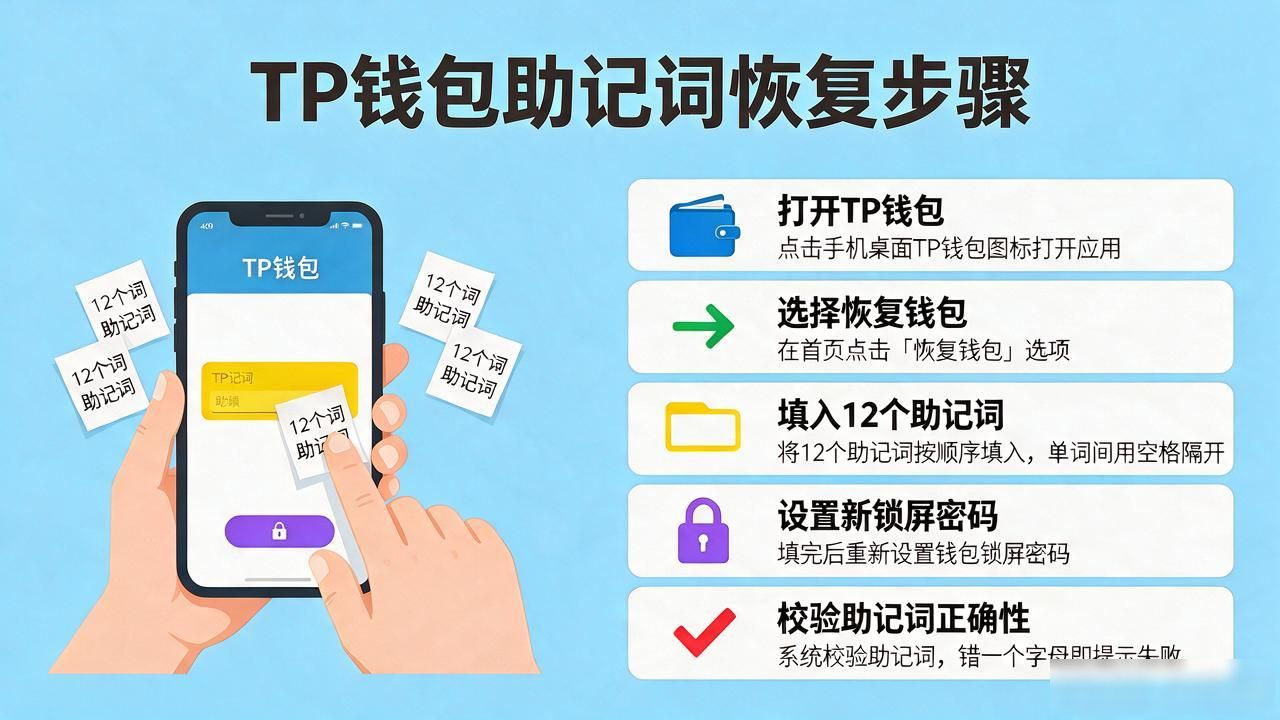 TP钱包忘记密码怎么找回？12词助记词在手，钱包秒恢复