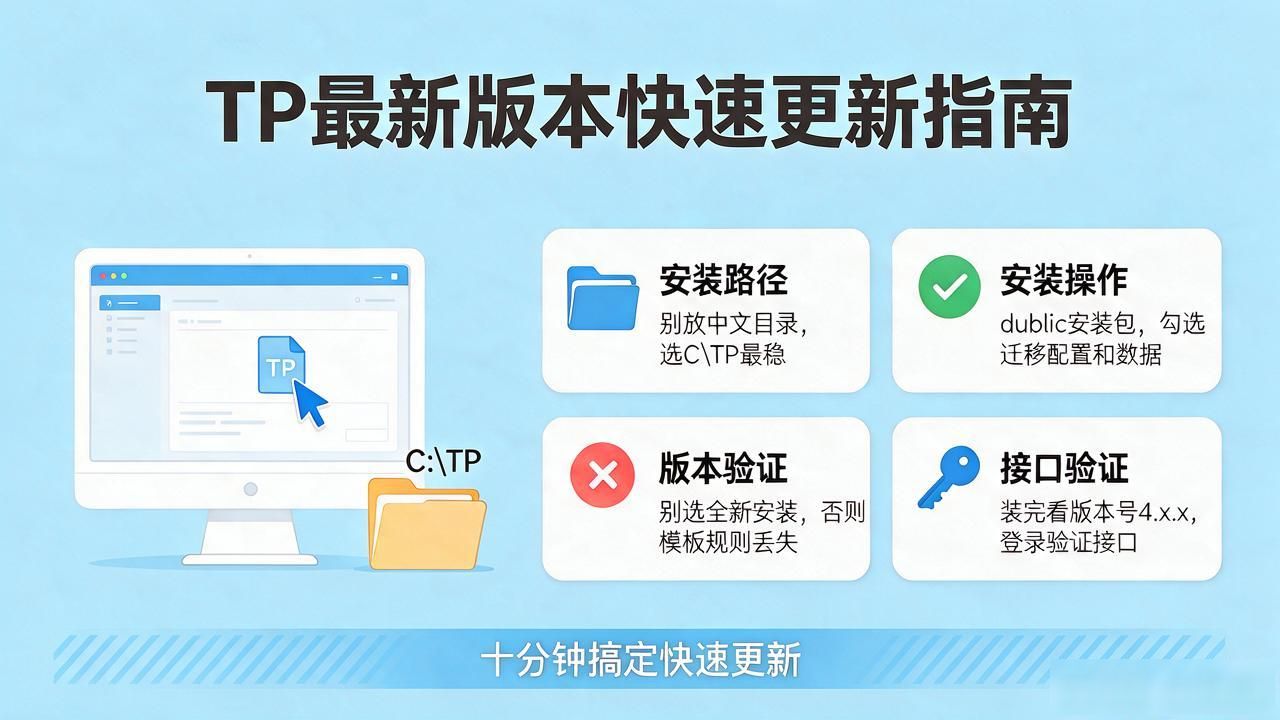 tp最新版本怎么下载？选对渠道、备好环境，十分钟搞定快速更新