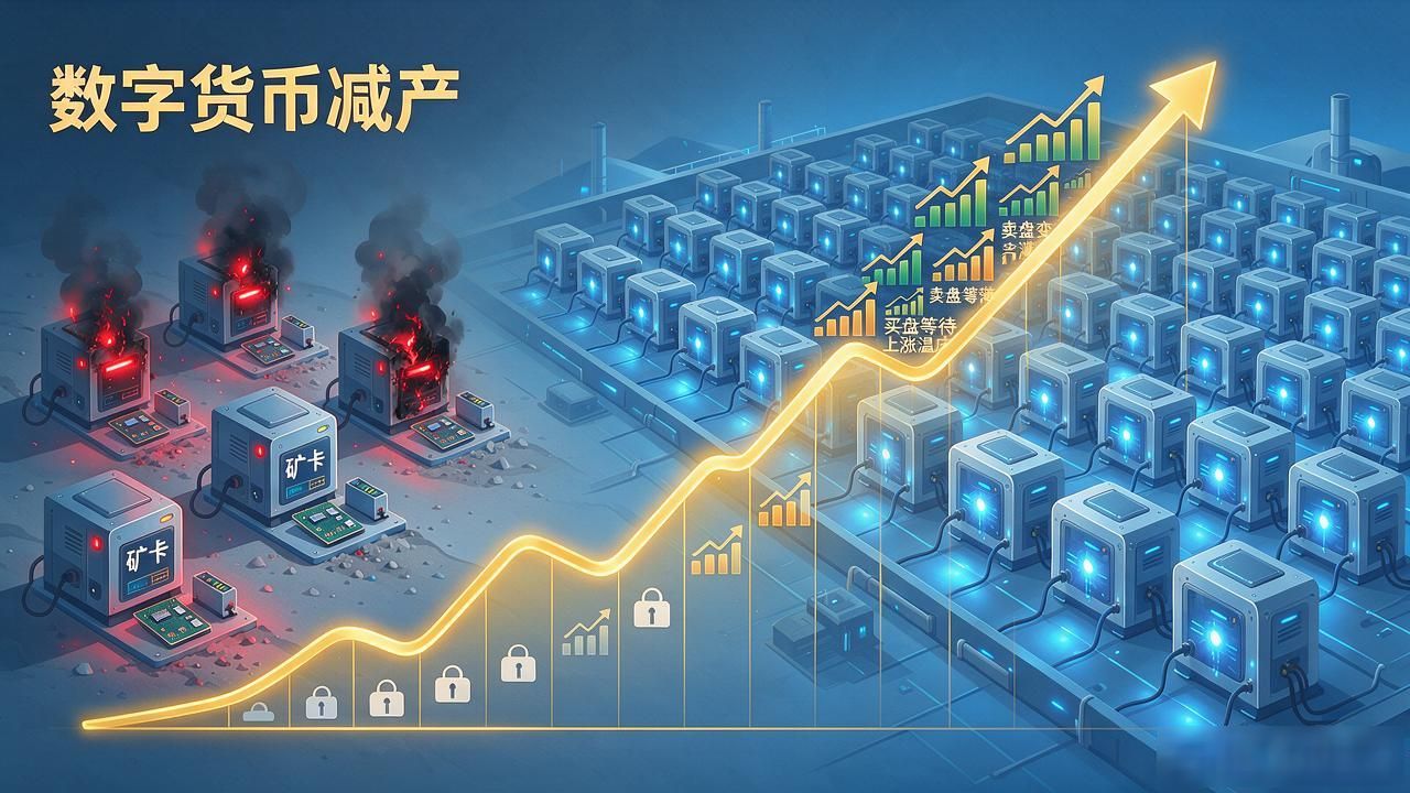 数字货币减产到底有啥好处？为什么每次减半后价格都往上冲