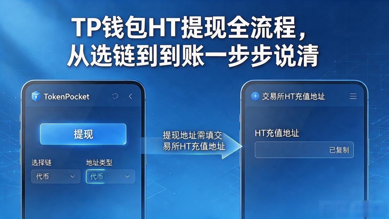 TP钱包HT提现全流程，从选链到到账一步步说清
