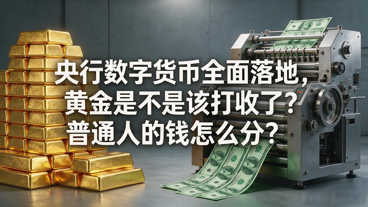 黄金 央行数字货币_黄金与数字人民币关系_央行数字货币替代现金分析