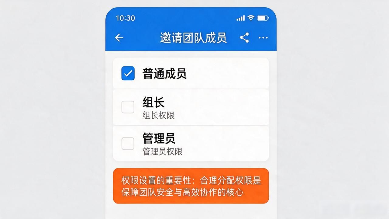 权限设置方法_如何在TP安卓版官方正版中加入团队成员_安卓版团队邀请流程