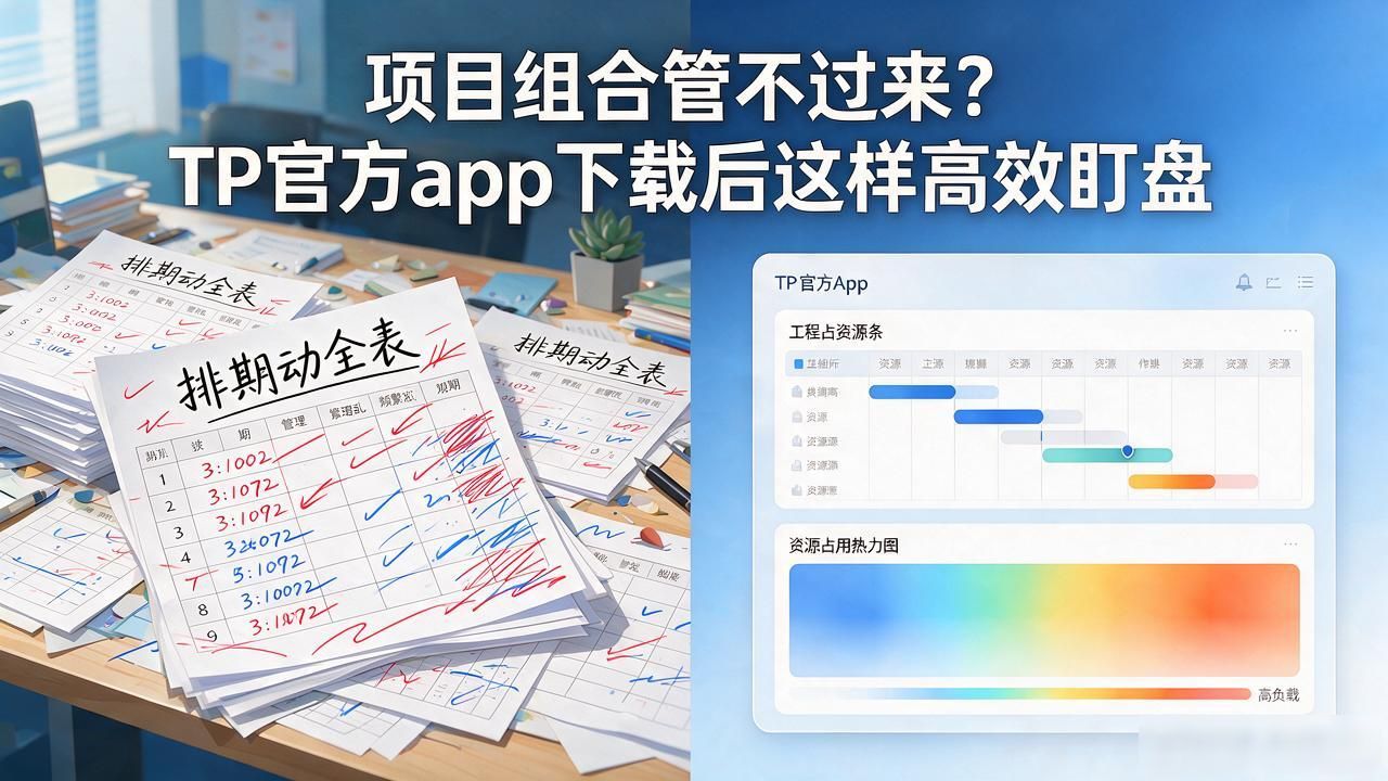 TP官方app下载在项目组合管理中的应用_TP官方app项目监控_组合管理移动端