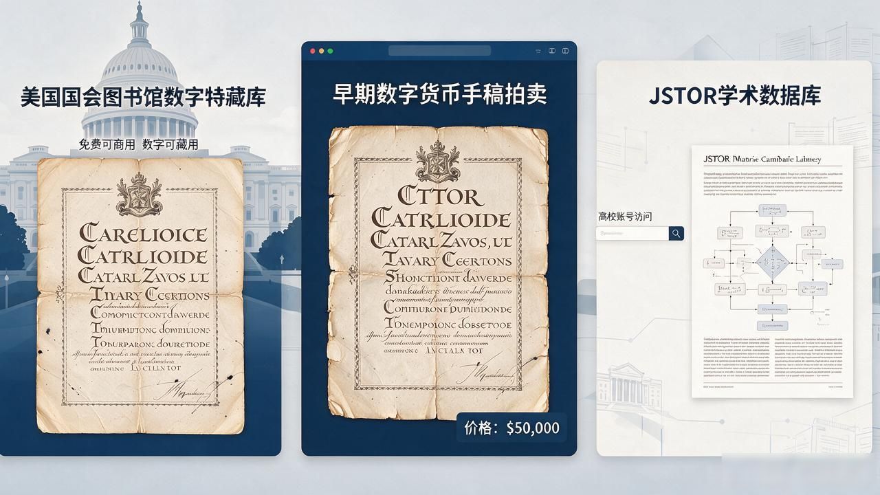 数字货币手稿高清图哪里看？收藏、研究、引用都能用的路子