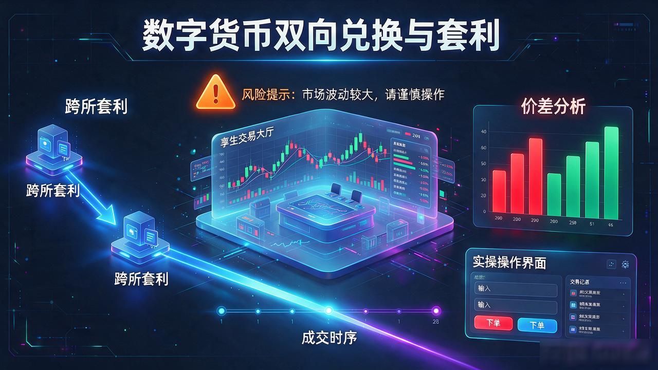 数字货币双向兑换_交易所双向兑换底层逻辑与流动性深度解析_跨所套利双向对冲滑点风险控制技巧