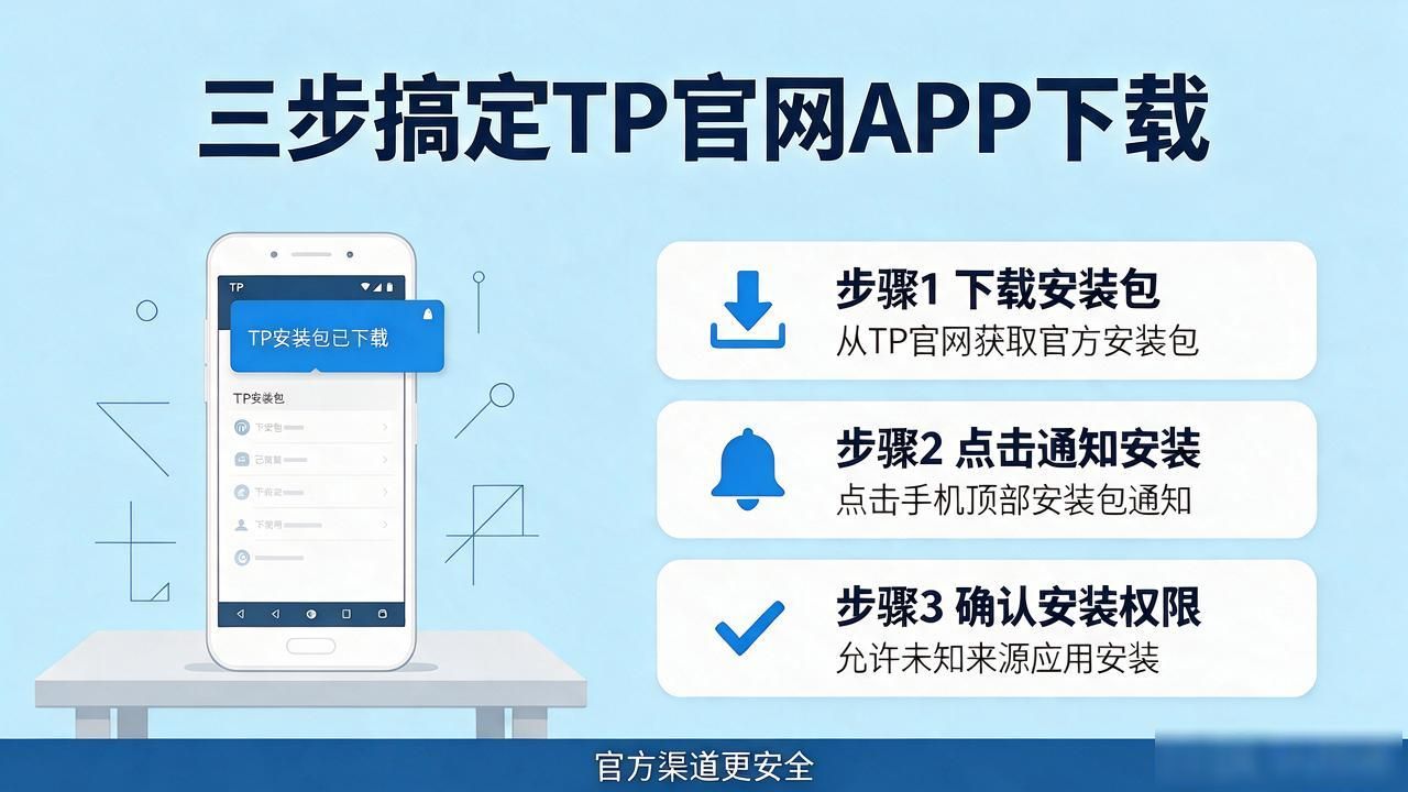 三步搞定TP官网app下载，安装超简单