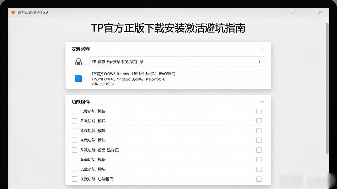 TP官方正版下载安装与激活流程易错点提示_TP官网下载教程_获取正版TP软件
