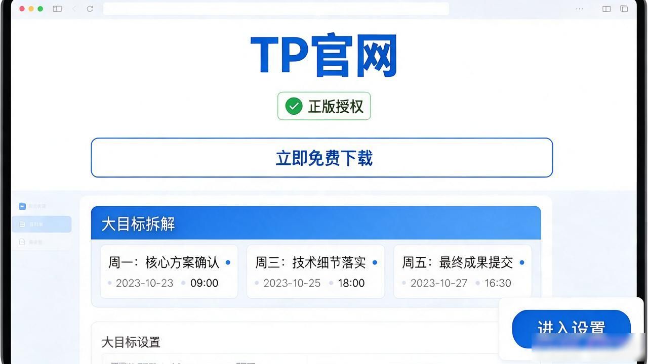 TP官网下正版app不难，难的是把目标管理跟上去
