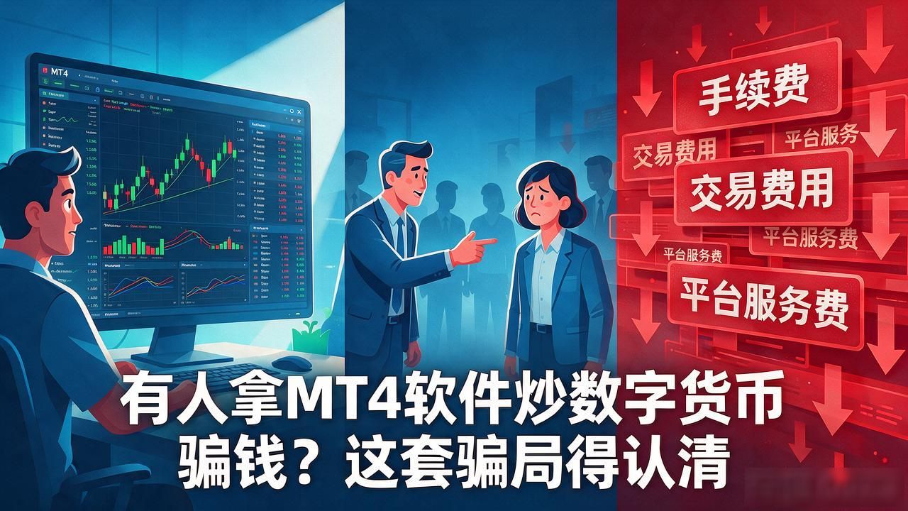 有人拿MT4软件炒数字货币骗钱？这套骗局得认清