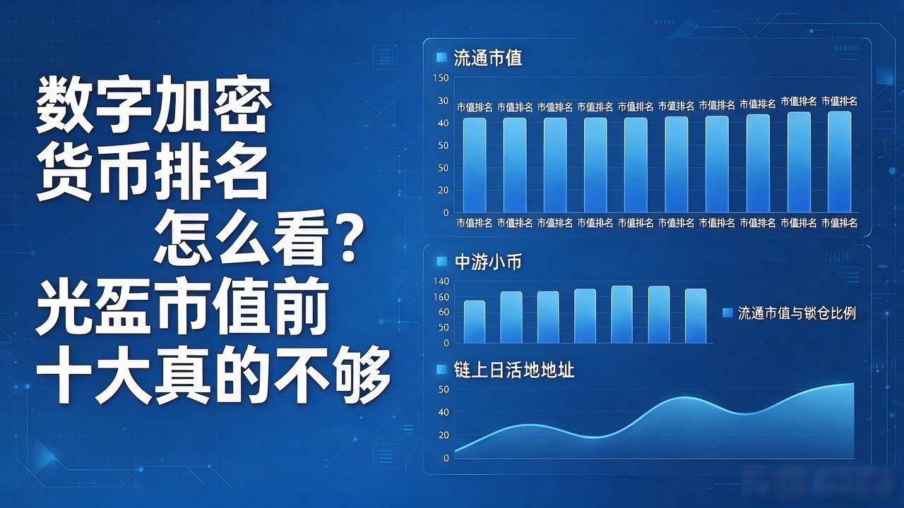 数字加密货币排名怎么看？光盯市值前十大真的不够