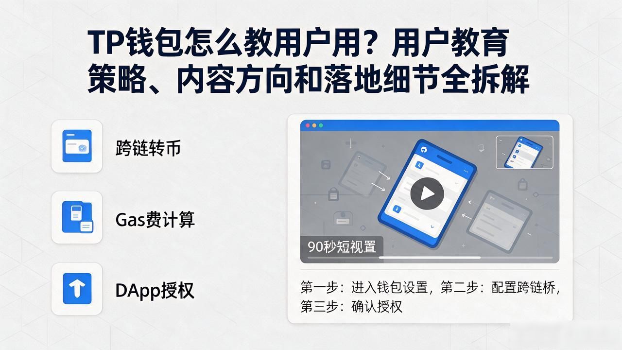 TP钱包怎么教用户用？用户教育策略、内容方向和落地细节全拆解