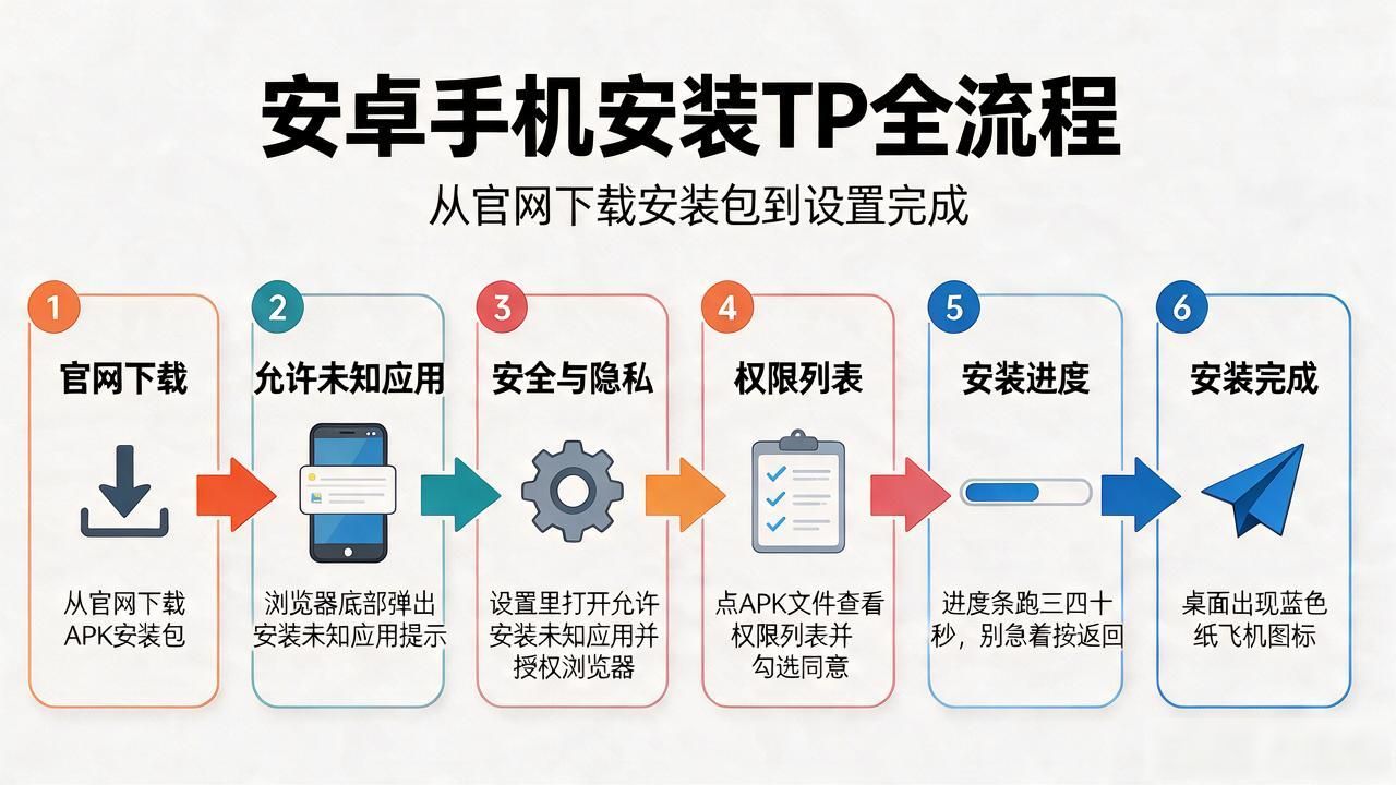 安卓手机装TP最新版本，从官网下载安装包到设置完成的全流程