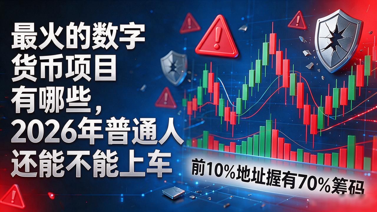 最火的数字货币项目有哪些，2026年普通人还能不能上车