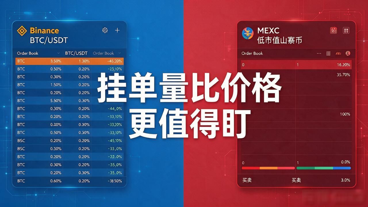数字货币盘口数据分析：挂单量比价格更值得盯