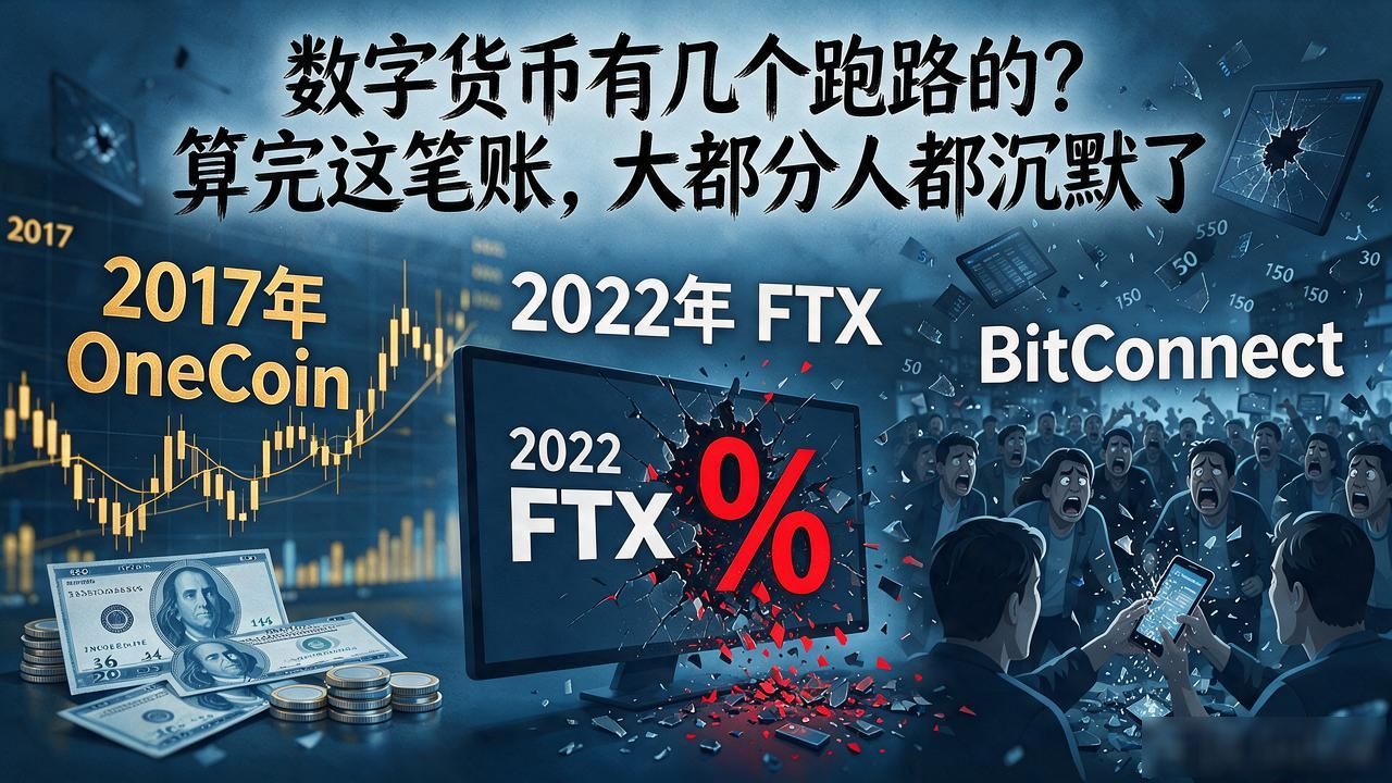 数字货币有几个跑路的？算完这笔账，大部分人都沉默了
