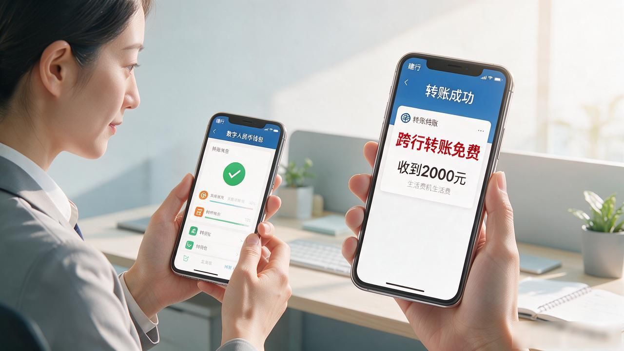 工行数字化货币_数字人民币跨行转账免费_数字人民币与银行卡区别